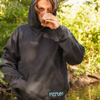 morten - Logo Hoodie Vintage Black