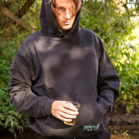 morten - Logo Hoodie Vintage Black