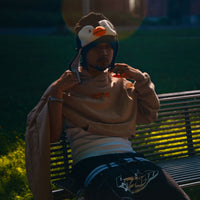 morten - Logo Hoodie Camel