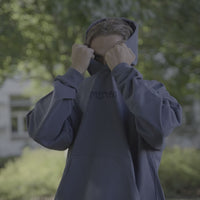 morten - Logo Hoodie Navy