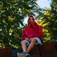 morten - Logo Hoodie Burgundy