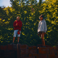 morten - Logo Hoodie Burgundy