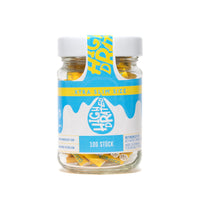 100 HIGHDRATED xtra slim Aktivkohle Filter im Glas