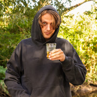morten - Logo Hoodie Vintage Black