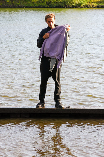 morten - Logo Hoodie Purple
