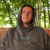 morten - Logo Hoodie Olive