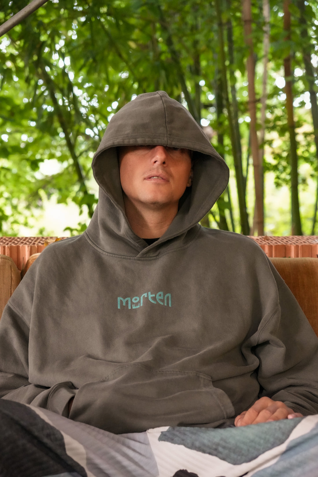 morten - Logo Hoodie Olive