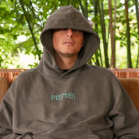 morten - Logo Hoodie Olive