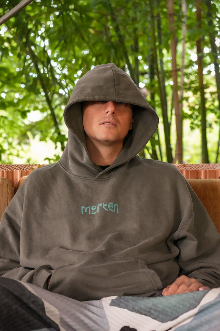 morten - Logo Hoodie Olive
