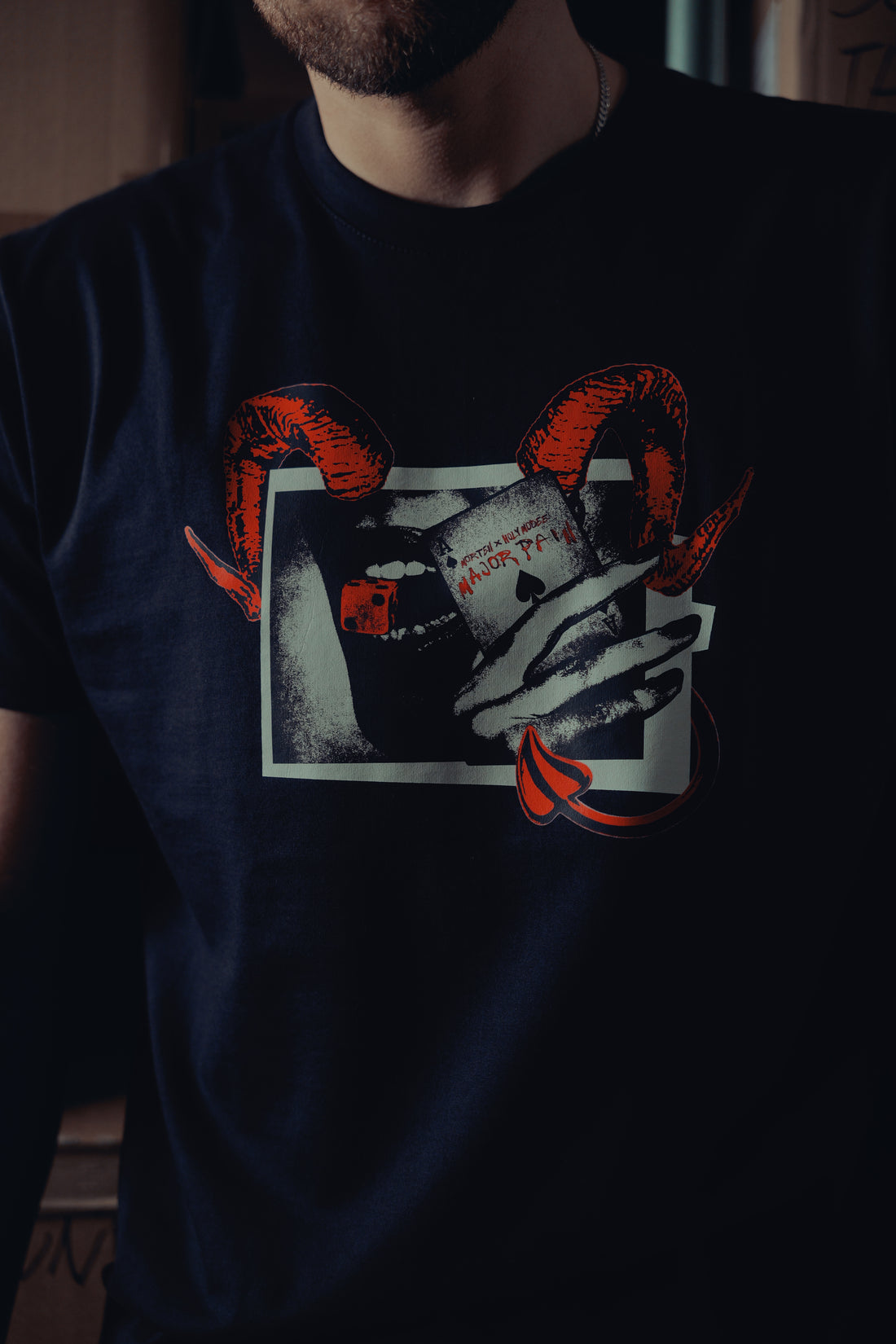 morten & Holy Modee - Major Pain "Card" Shirt
