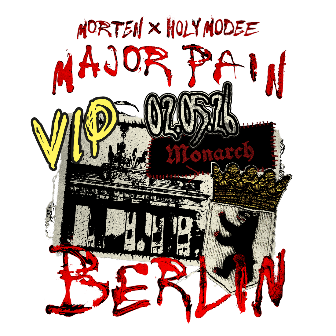 morten & Holy Modee - MAJOR  Pain Show Berlin VIP Ticket