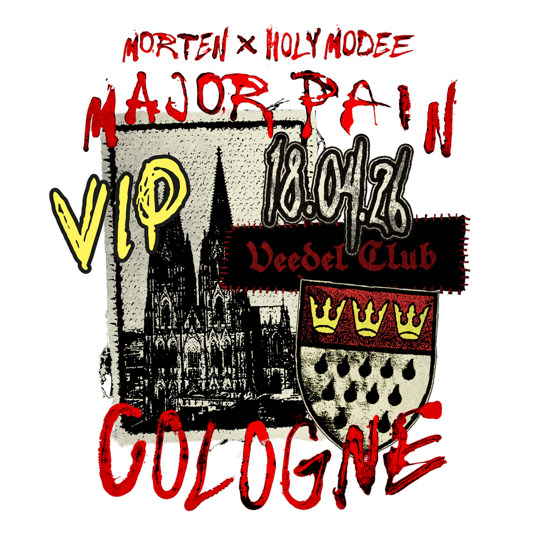 morten & Holy Modee - MAJOR Pain Show Köln VIP Ticket