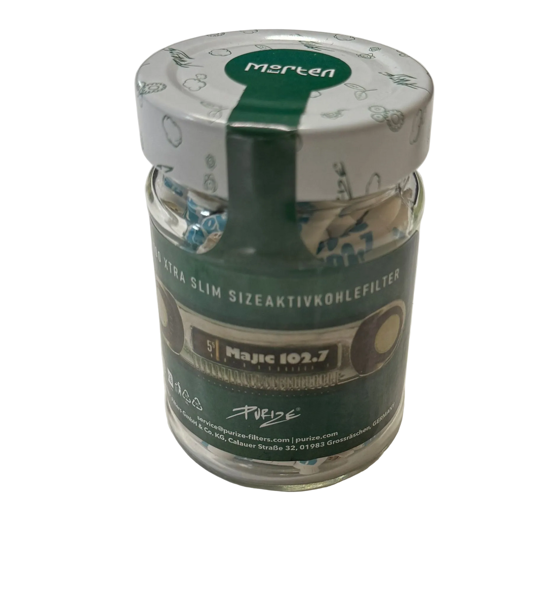 morten x Purize - Majic Aktivkohlefilter Xtra Slim