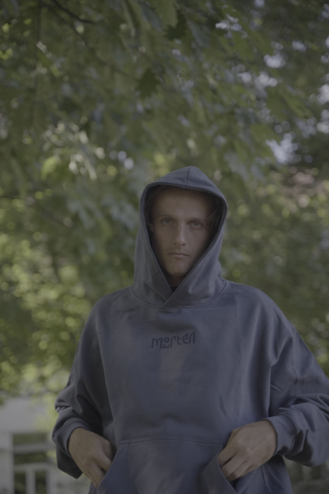 morten - Logo Hoodie Navy
