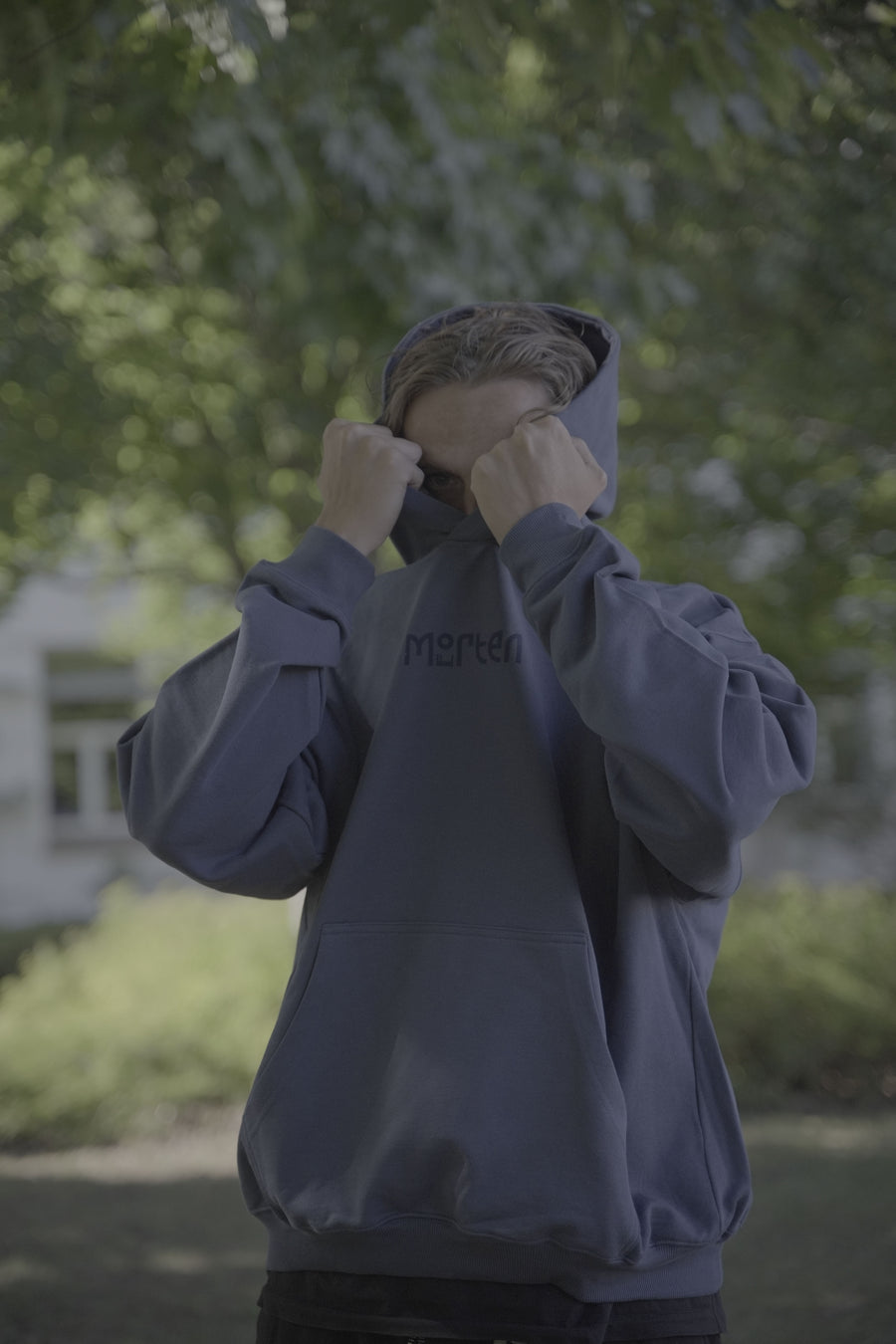morten - Logo Hoodie Navy