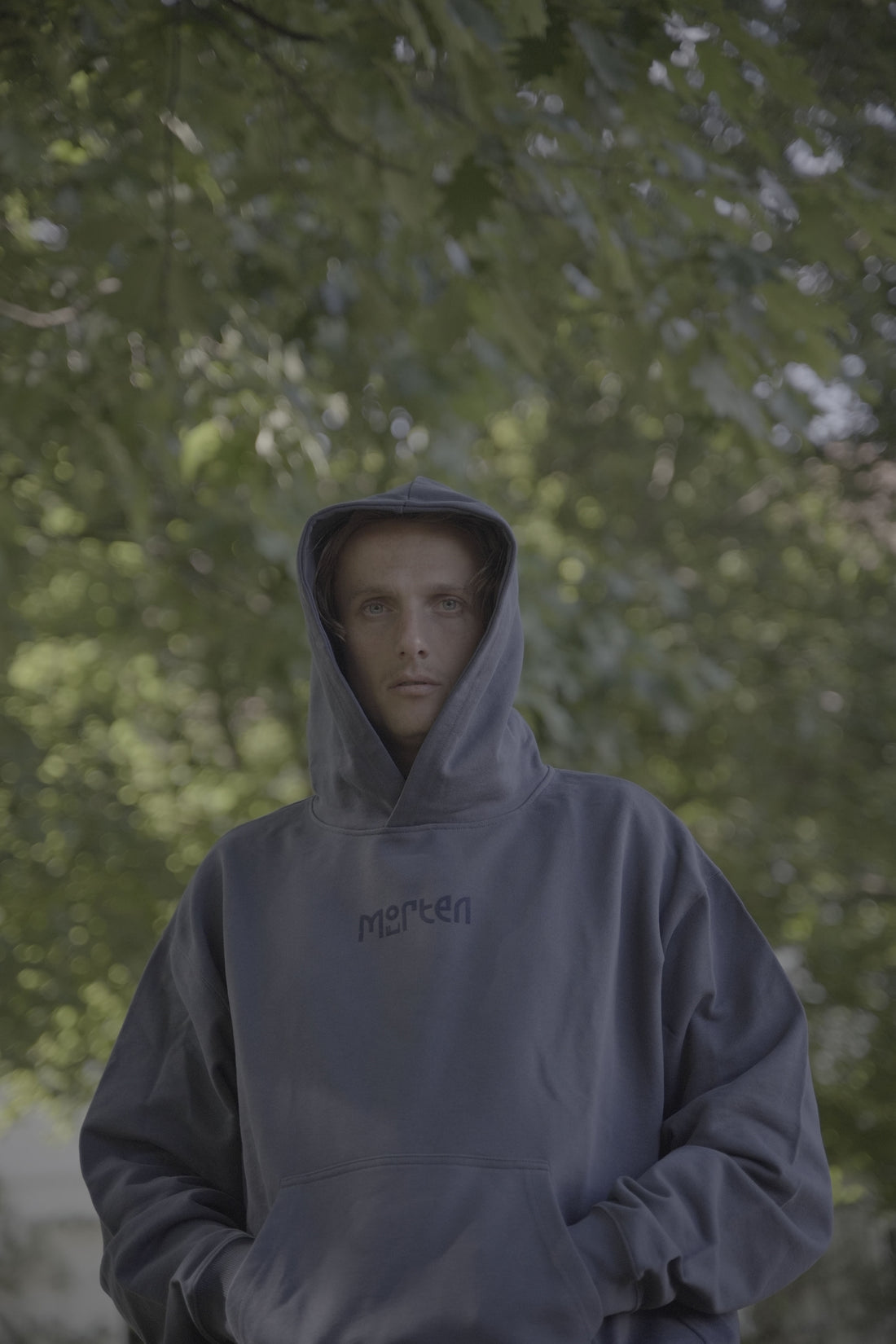 morten - Logo Hoodie Navy