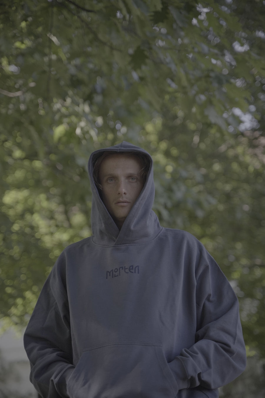 morten - Logo Hoodie Navy