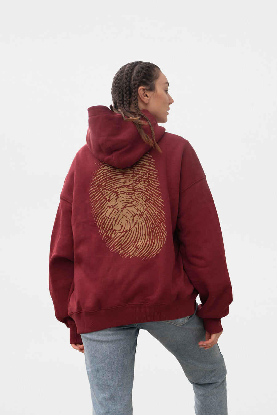 nichtdeintyp Hoodie Syrah