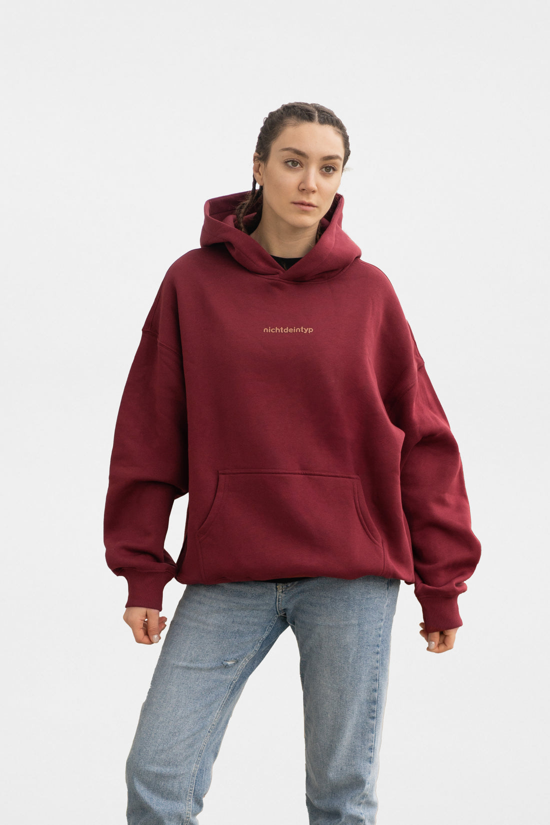 nichtdeintyp Hoodie Syrah